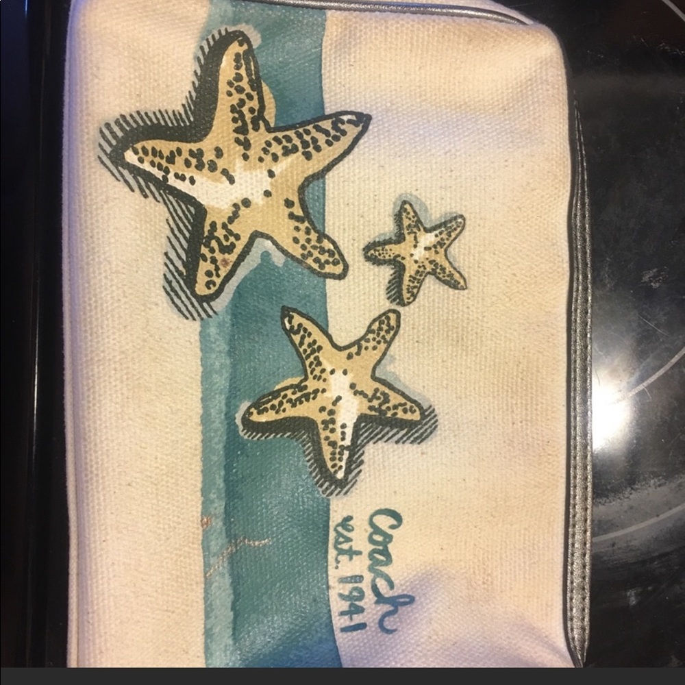 Coach makeup bag
